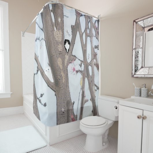 Spring Blossom Shower Curtain Douchegordijn (In situ)