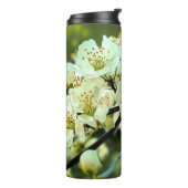 Spring Blossom Sierillustratie Groen Thermosbeker (Gedraaid links)