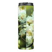 Spring Blossom Sierillustratie Groen Thermosbeker (Achterkant)