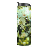 Spring Blossom Sierillustratie Groen Thermosbeker (Geroteerd rechts)