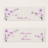 Spring Blossom Table Place Card Mini Visitekaartjes (Voorkant /achterkant)