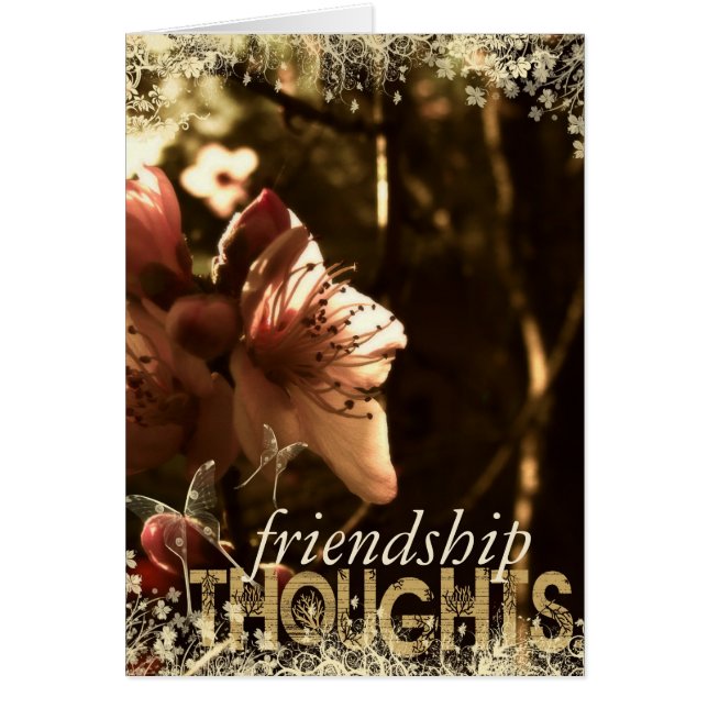 Spring Blossom Thoughts Kaart (Voorkant)