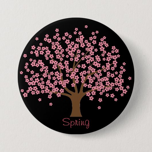 Spring Blossom Tree Button (Voorkant)