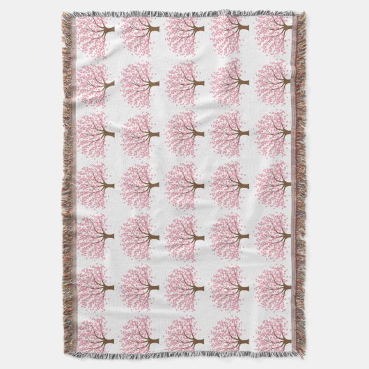 Spring Blossom Tree Deken (Voorkant Verticaal)
