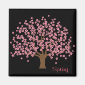 Spring Blossom Tree Magnet (Voorkant)
