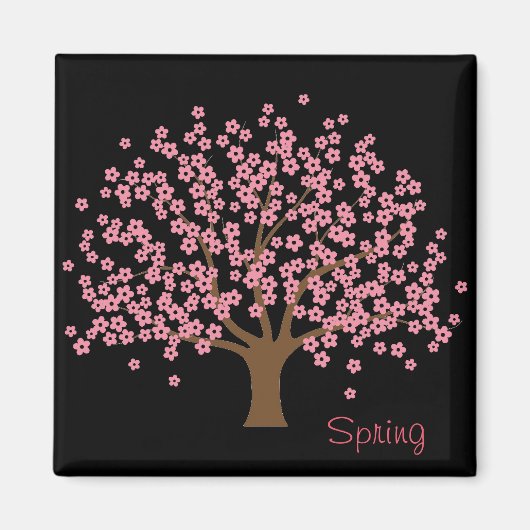 Spring Blossom Tree Magnet (Voorkant)