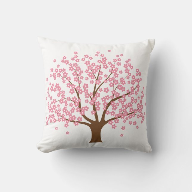 Spring Blossom Tree Pillow Kussen (Voorkant)