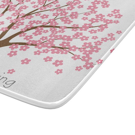 Spring Blossom Tree Snijplank (Hoek)