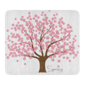 Spring Blossom Tree Snijplank (Voorkant)