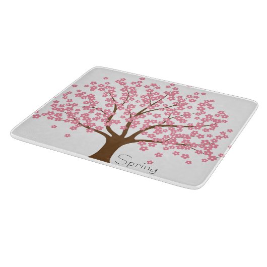 Spring Blossom Tree Snijplank (Hoek)