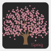 Spring Blossom Tree Sticker (Voorkant)