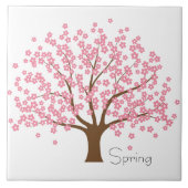 Spring Blossom Tree Tegeltje (Voorkant)