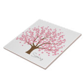 Spring Blossom Tree Tegeltje (Zijkant)