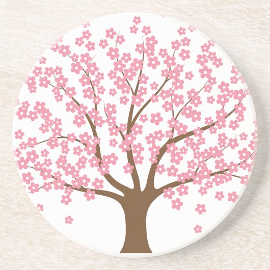 Spring Blossom Tree Zandsteen Onderzetter (Voorkant)