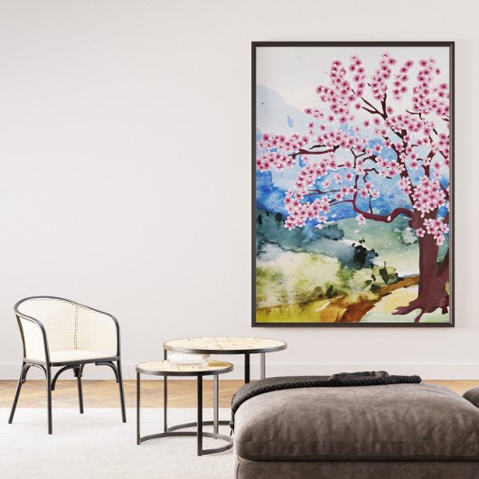 Spring Blossom Wall Art Canvas