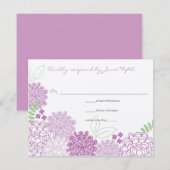 Spring Blossom Weddenschap RSVP Kaartje (Voorkant / Achterkant)