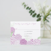 Spring Blossom Weddenschap RSVP Kaartje (Staand voorkant)
