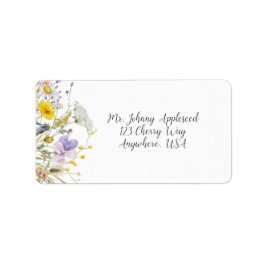 Spring Blossom Wedding Address Labels