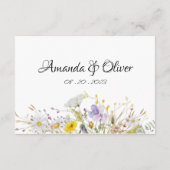 Spring Blossom Wedding Enclosure Cards Informatiekaartje (Achterkant)