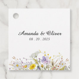 Spring Blossom Wedding Favor Tags Bedankjes Labels