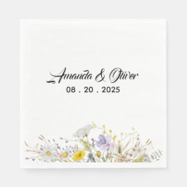 Spring Blossom Wedding Napkins Servet