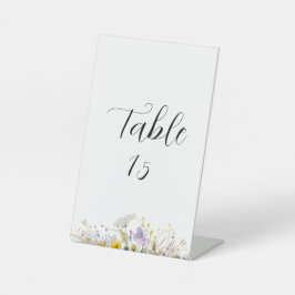 Spring Blossom Wedding Table Numbers Reclamebord Met Voetstuk