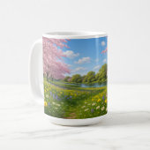 Spring Blossoms bij de rivier Koffiemok (Voorkant links)