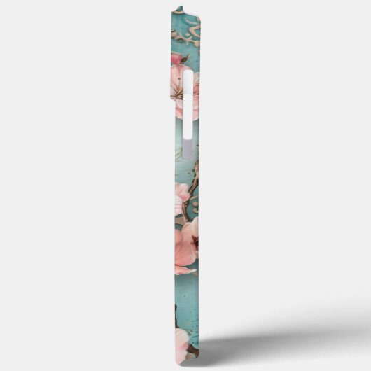 Spring Blossoms Decoupage Bird Lady Portret Case-Mate iPhone Case (Achterkant / Links)