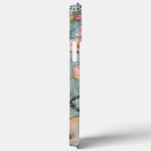 Spring Blossoms Decoupage Shabby Chic Blue Bird Case-Mate iPhone Case (Achterkant / Rechts)