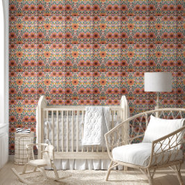 Spring Blossoms Floral Patroon Gordijn & Behang