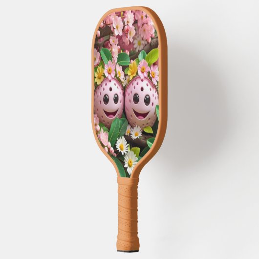 Spring Blossoms Pickleball – Verse en Bloemen Padd Pickleball Paddle (Links)