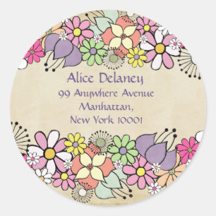 Spring Blossoms Return Adres Hart Stickers