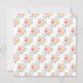 Spring Blossoms Wildflowers Vrijgezellenfeest Kaart (Achterkant)