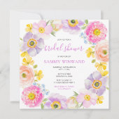 Spring Blossoms Wildflowers Vrijgezellenfeest Kaart (Voorkant)
