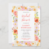 Spring Blossoms Wildflowers Vrijgezellenfeest Kaart (Voorkant)