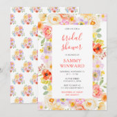 Spring Blossoms Wildflowers Vrijgezellenfeest Kaart (Voorkant / Achterkant)