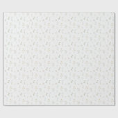 Spring Blue Wildflower Cadeaupapier (Vlak)