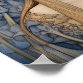 Spring Bluebell Bloemenmeisje Art Print (Hoek)