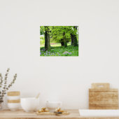 Spring Bluebell Forest Print (Keuken)