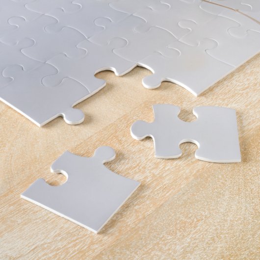 Spring Bluebird in de bloeiende boom Legpuzzel (Zijkant)