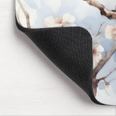 Spring Bluebird in de bloeiende boom Muismat (Hoek)