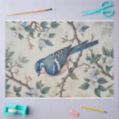 Spring Bluebird Ontwerp Decoupage Tissuepapier (Craft)