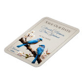 Spring Bluebirds Save the Date Magneet (Linkerzijde)