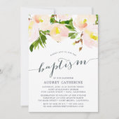 Spring Blush | Baptisme-uitnodiging Kaart (Voorkant)