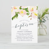 Spring Blush | Baptisme-uitnodiging Kaart (Staand voorkant)