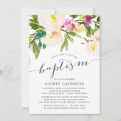 Spring Blush | Baptisme-uitnodiging Kaart (Voorkant)