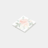Spring Blush en Peach Waterverf Floral Post-it® Notes (Schuin)