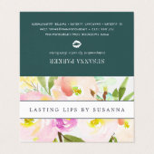 Spring Blush Lip Product Distributeur Tips & Trick Visitekaartje (Buitenkant ongevouwen)