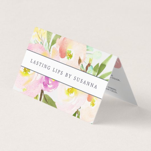 Spring Blush Lip Product Distributeur Tips & Trick Visitekaartje (Voorkant)