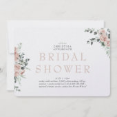 Spring Blush Rozen afgerond Vrijgezellenfeest Kaart (Voorkant)